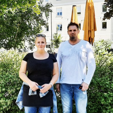 Katrin-Wiebke Müller und Mark Peters in SWR1 Leute (Foto: privat)