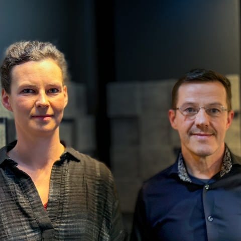 Landwirte Anna Laura Hübner und Stephan Becker sind zu Gast in SWR1 Leute  (Foto: SWR, Jochen Enderlin)