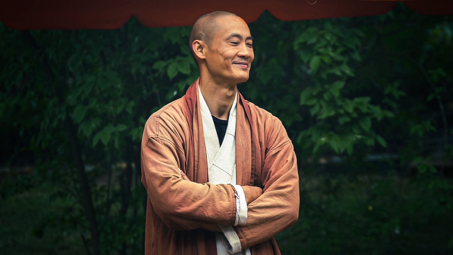 “Meister” Shi Heng Yi” und sein Shaolin-Klosterleben im Wald bei Kaiserslautern. Er ist zu Gast in SWR1 Leute (Foto: privat)