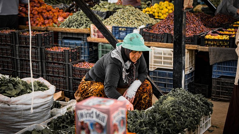 Auf dem Markt von Joub Jannine in der Bekaa-Ebene (Foto: Jochen Enderlin)