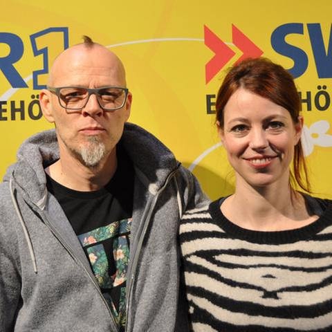 Thomas D. und Nicole Köster, SWR1 Leute am 22.12.2016 (Foto: SWR, SWR1 - Foto: Petra Dindorf)