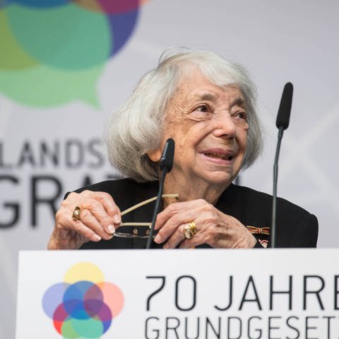Die Holocaust-Ueberlebende Margot Friedlaender (Friedländer, 97, Foto) (Foto: Imago/Images, Copyright: epd-bild ChristianxDitsch)