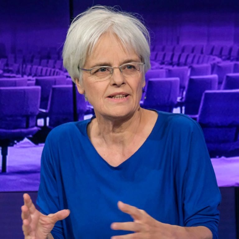 Ulrike Herrmann ("taz"-Journalistin) spricht in SWR1 Leute über das Ende des Kapitalismus (Foto: ard-foto s1, WDR/Oliver Ziebe (MAISCHBERGER, FOLGE 707))