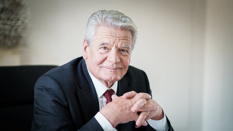 Ehemaliger Bundespräsident Joachim Gauck ist zu Gast in SWR1 Leute Rheinland-Pfalz (Foto: J. Denzel S. Kugler)