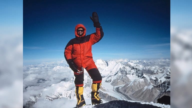 Bergsteigerin Helga Hengge ist zu Gast in SWR1 Leute. Die erste deutsche Frau auf dem Mount Everest.