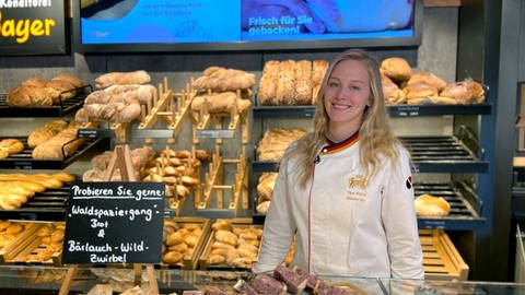 Tina Reicherter, amtierende Weltmeisterin der Jungbäcker aus Reutlingen.
