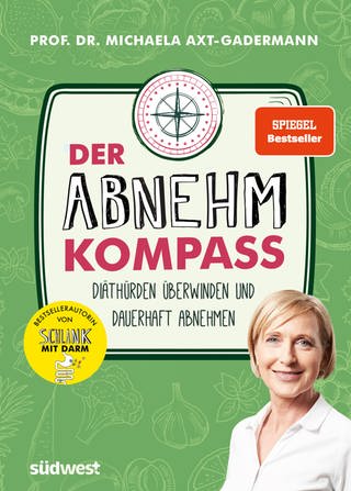 Buchcover: Der Abnehmkompass von Michaela Axt-Gadermann 