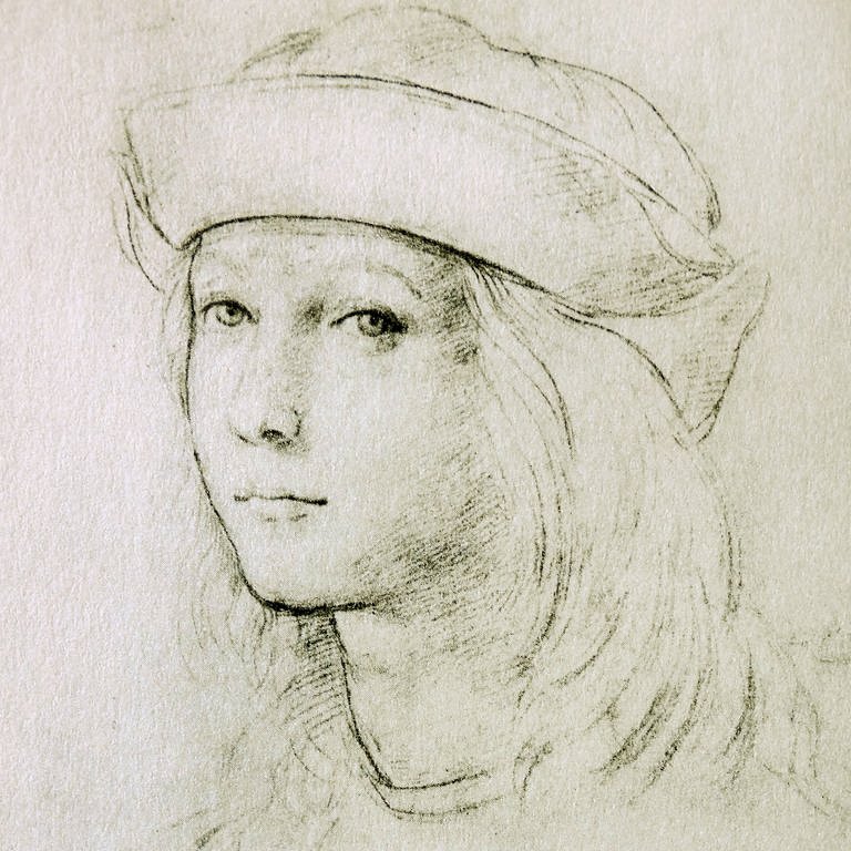 Raffaelo Sanzio da Urbino (1483 - 1520); Selbstporträt um 1497 (Foto: IMAGO, imago images / United Archives International)