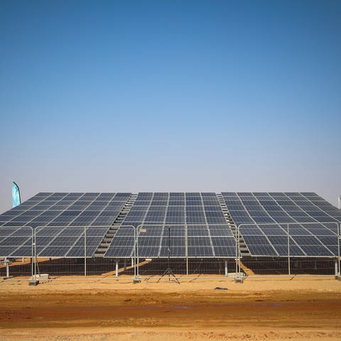 Solarpanel, Saudi-Arabien (Foto: picture-alliance / Reportdienste, picture alliance / DPPI media | JULIEN DELFOSSE)