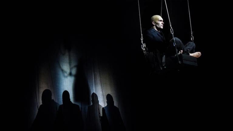 Samuel Koch in: "Judas" Nationaltheater Mannheim, Oktober 2018 (Foto: SWR, Nationaltheater Mannheim, Pressestelle - Christian Kleinerl)