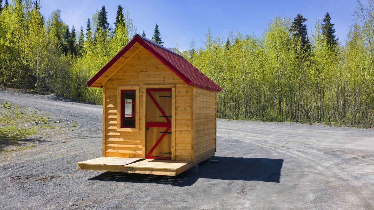 Tiny house fertig zum Transport (Foto: IMAGO, imago images / Design Pics)