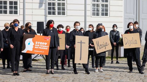 Frauen der SPÖ fordern für mehr Schutz vor Gewalt gegen Frauen, Wien, Österreich (Foto: IMAGO, IMAGO / Michael Indra / SEPA Media)