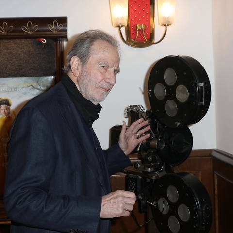 Der Regisseur Edgar Reitz am 1.3.2020 im Filmstudio Glückauf in Essen. (Foto: IMAGO, IMAGO / Revierfoto)
