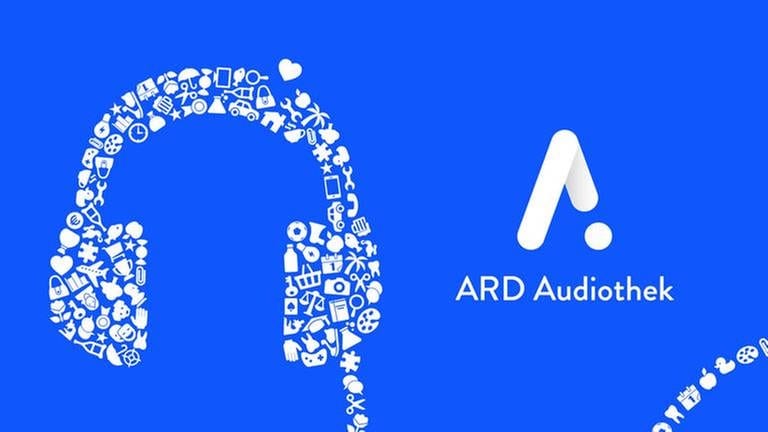 Logo der ARD Audiothek auf blauem Grund (Foto: SWR, SWR.de -)