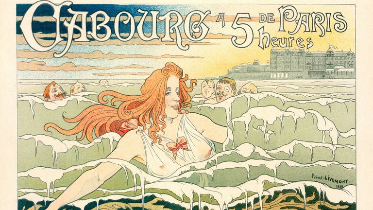Belgisches Poster für le Casino de Cabourg (1896) (Foto: IMAGO, Artokoloro)