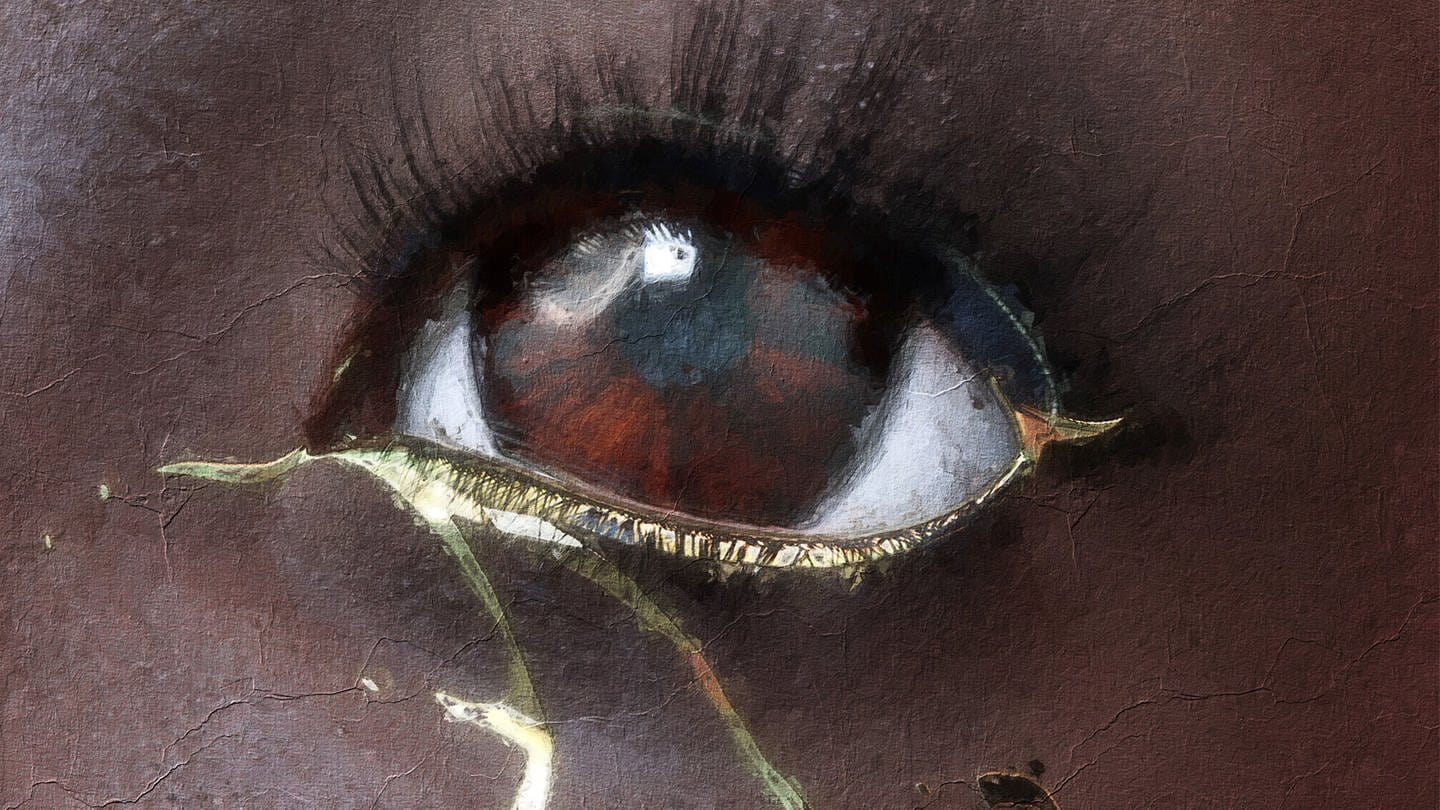 Künstlerische 3D Illustration eines weiblichen Auges (Foto: IMAGO, chromorange)