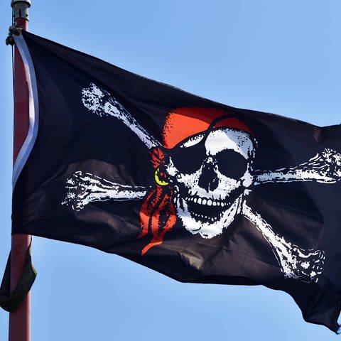 Seeräuber-Moses - Fahne mit Piratenkopf (Foto: IMAGO, Imago)