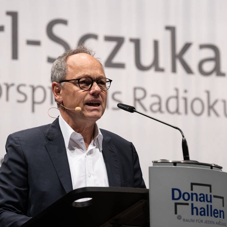 Der Intendant des SWR Kai Gniffke bei der Karl-Sczuka-Preisverleihung 2021 im Rahmen der Donaueschinger Musiktage (Foto: SWR, Ralf Brunner)