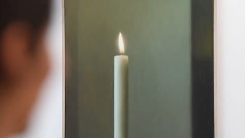 Die Kerze  von Gerhard Richter (Foto: picture-alliance / Reportdienste, Fotograf: Uli Deck)