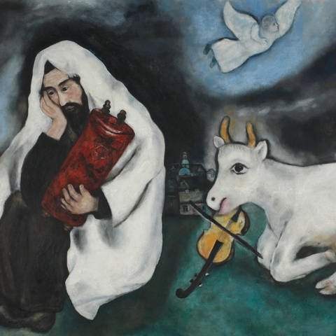 Marc Chagall - Welt in Aufruhr (Foto: Pressestelle, Schirn Kunsthalle Frankfurt, VG Bild-Kunst, Bonn 2022, Tel Aviv Museum of Art)