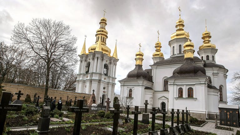 Eines der Wahrzeichen von Kiew: das Höhlenkloster (Foto: IMAGO, IMAGO / Ukrinform)