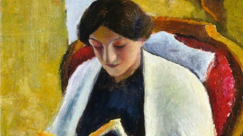 Lesende Frau von August Macke im Wilhelm-Hack-Museum Ludwigshafen (Foto: Wilhelm-Hack-Museum)