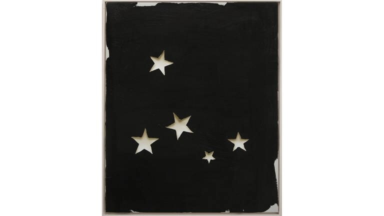 Lieven Hendriks, Stars, 2014, Acryl auf Leinwand, 110 x 90 cm (Foto: Pressestelle, Courtesy Galerie Michael Sturm, Stuttgart)