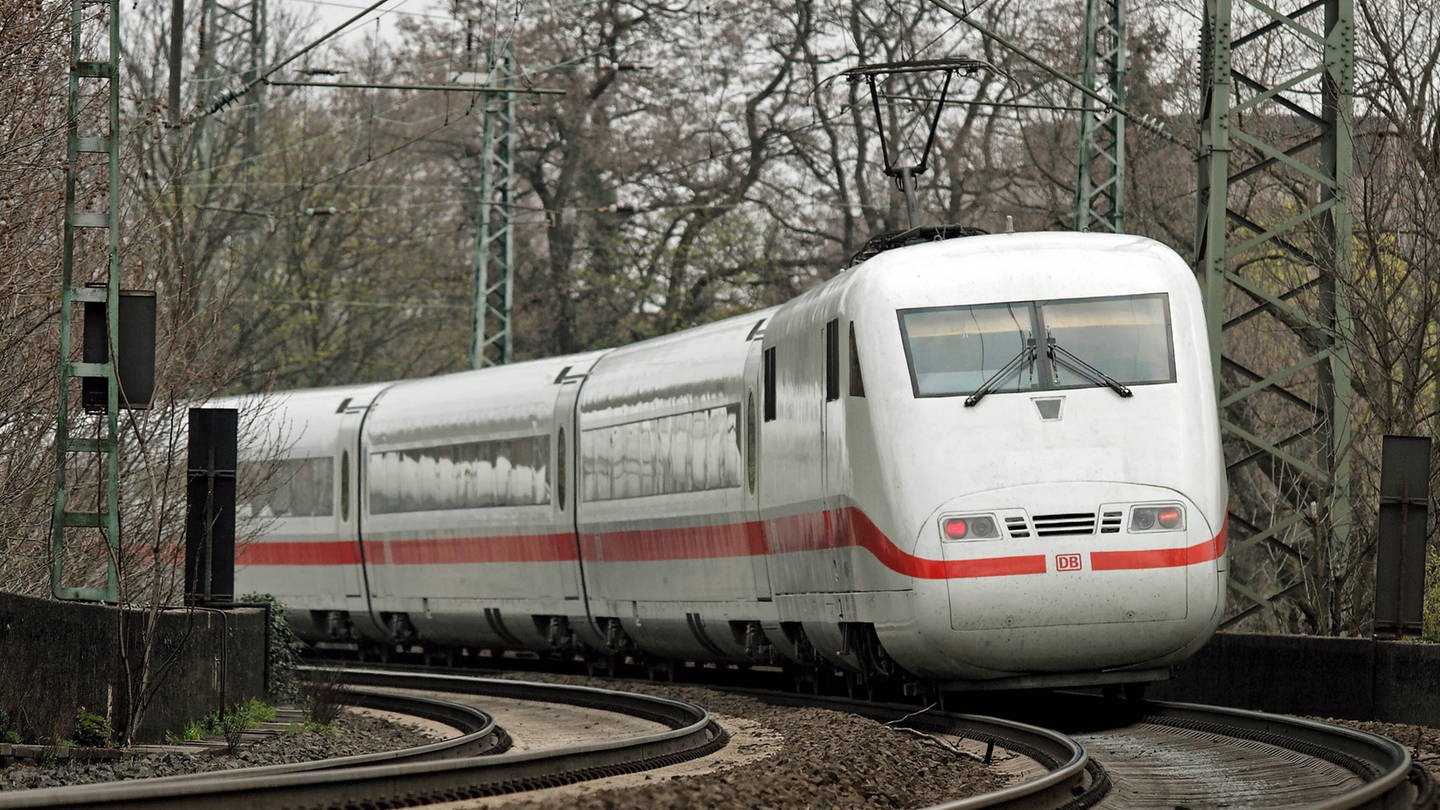 Deutsche Bahn So sieht ICEStrecke Frankfurt Mannheim aus