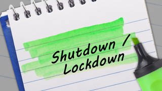 Wort der Woche: Shutdown  Lockdown (Foto: SWR, Christiane Patzelt)
