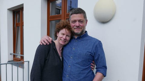 Tina Molin mit ihrem Mann Johannes (Foto: Tini von Poser)