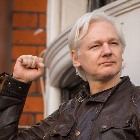 Julian Assange im Jahr 2019 (Foto: picture-alliance / Reportdienste, empics | Dominic Lipinski)