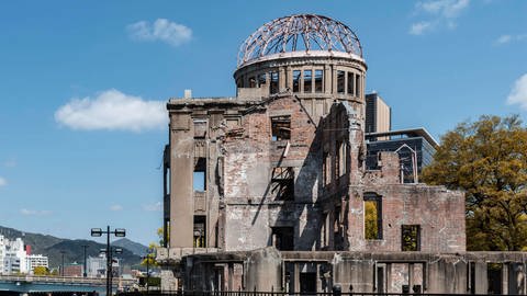 Atombombenkuppel in Hiroshima (Foto: IMAGO, image BROKER/Moritz Wolf)