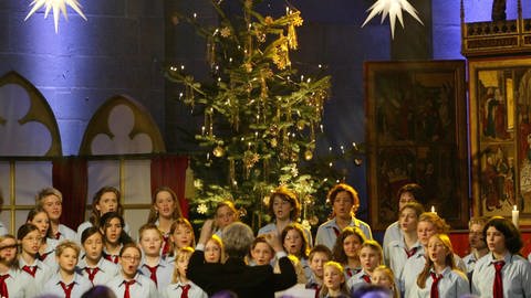 Kinderchor an Weihnachten (Foto: dpa Bildfunk, Picture Alliance)