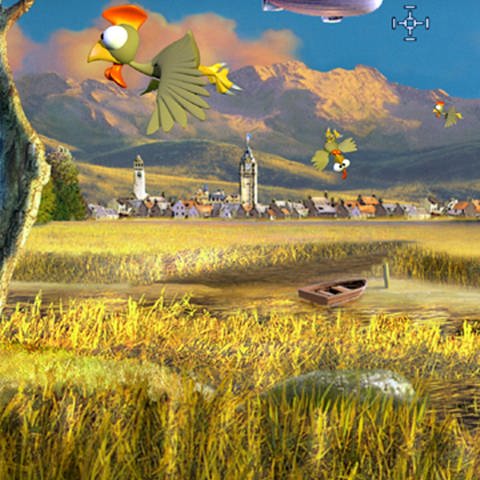 Das Computerspiel "Moorhuhn 2" (Foto: dpa Bildfunk, Phenomedia AG)