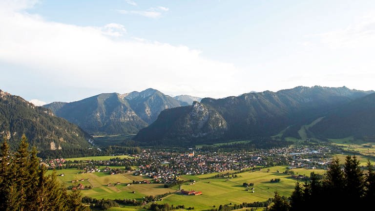Blick auf Oberammergau (Foto: Passionsspiele Oberammergau 2022 / Florian Wagner)