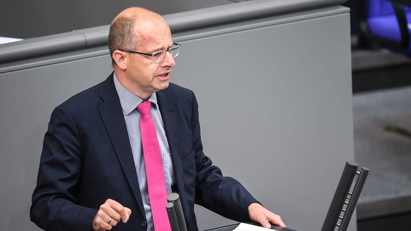 Michael Brand (CDU) redet im Bundestag (Foto: dpa Bildfunk, picture alliance/dpa/dpa-Zentralbild | Britta Pedersen)