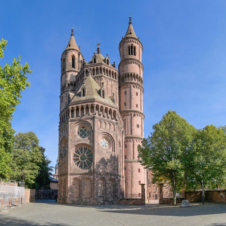 Westseite, Kaiserdom St. Peter zu Worms (Foto: picture-alliance / Reportdienste, Schoening)