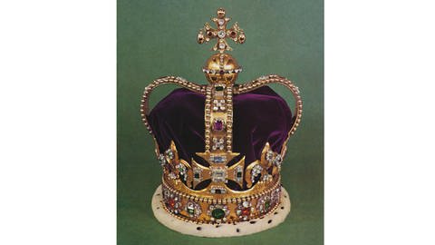 Kronjuwelen von Großbritannien: St. Edward's Crown (Foto: IMAGO, Heritage Images)