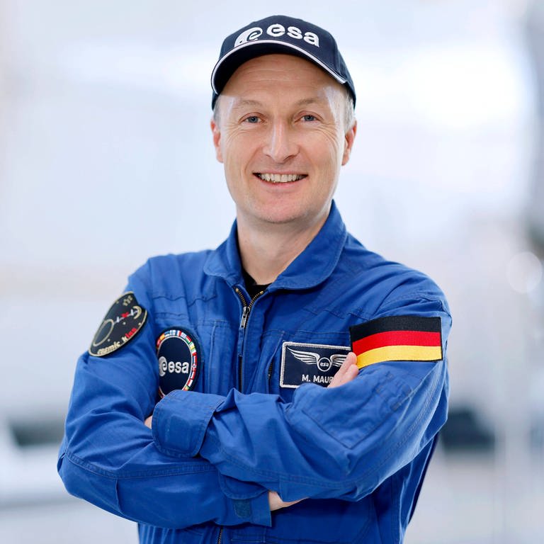 ESA-Astronaut Matthias Maurer im Europäischen Astronautenzentrum (EAC) (Foto: IMAGO, IMAGO / Panama Pictures / Christoph Hardt)