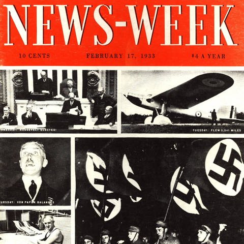 Cover der ersten Ausgabe der Newsweek vom 17. Februar 1933 (Foto: IMAGO, IMAGO / ZUMA Press)