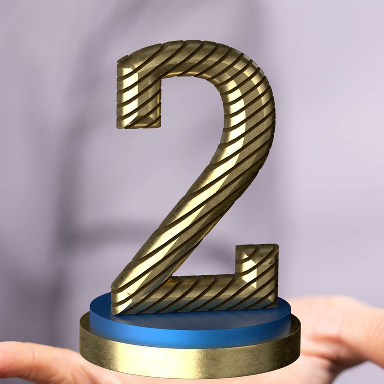 A 2 ceremony award in hand 3d Symbolfoto (Foto: IMAGO, Wirestock)