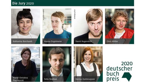 Jury für den Deutschen Buchpreis 2020 (Foto: Pressestelle, Börsenverein des Deutschen Buchhandels)