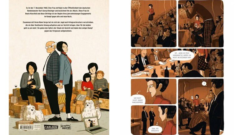 Beate Serge Klarsfeld Die Nazijager Ein Portrat Als Graphic Novel Swr2