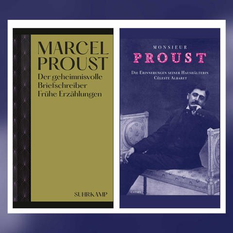 Céleste Albaret: Monsieur Proust und Marcel Proust: Der geheimnisvolle Briefschreiber (Foto: Pressestelle, Gatsby und Suhrkamp Verlag)