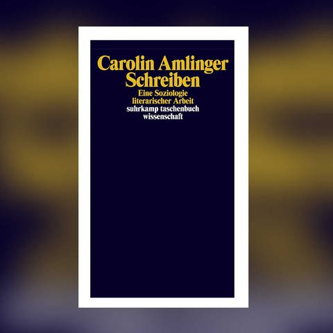 Cover zum Buch "Schreiben. Eine Soziologie literarischer Arbeit" von Carolin Amlinger (Foto: Pressestelle, Suhrkamp Verlag)