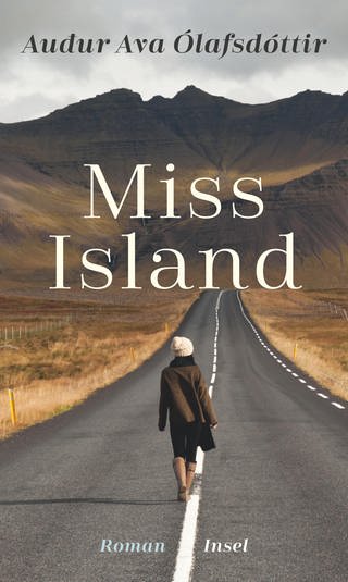Autorin und Cover des Buches "Miss Island" (Foto: Pressestelle, Insel Verlag / Anton Brink)