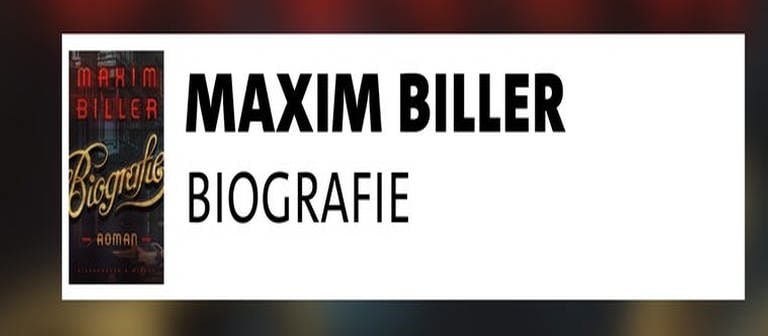 Cover des Buches "Biografie" von Maxim Biller (Foto: Pressestelle, Kiepenheuer&Witsch)