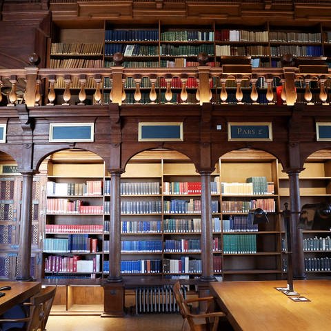 Symbolbild  Unibibliothek Oxford (Foto: Pressestelle, IMAGO, xinhua)