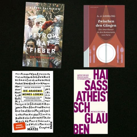 lesenswert Bücher vom 18.12.2022 (Foto: Pressestelle, Berenberg Verlag, Suhrkamp Verlag, Matthes & Seitz Verlag, Piper Verlag)