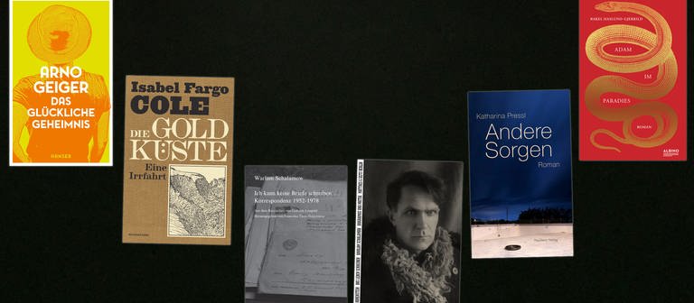 lesenswert Bücher vom 8.1.2023 (Foto: Pressestelle, Albino Verlag, Matthes & Seitz Verlag, Hanser Verlag, Residenz Verlag)